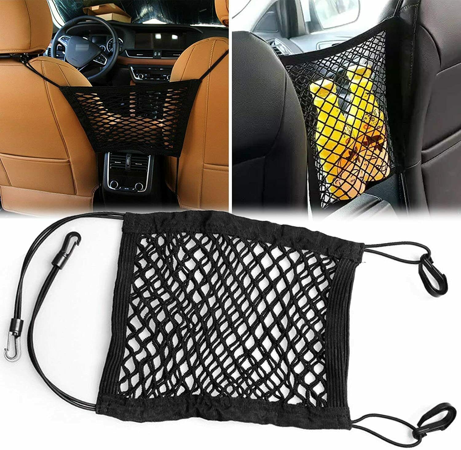 Universal Car Trunk Storage Net Bag Cargo Back Seat Mesh Organizer Holder Mesh