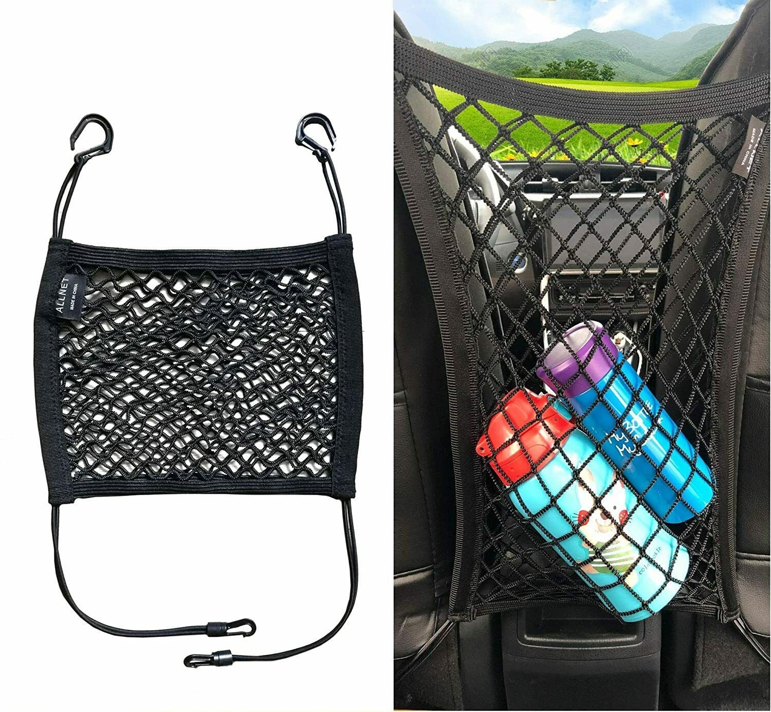 Universal Car Trunk Storage Net Bag Cargo Back Seat Mesh Organizer Holder Mesh