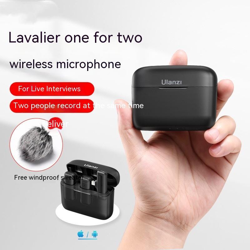 One-to-two Live Broadcast Wireless Microphone Mobile Phone Recording